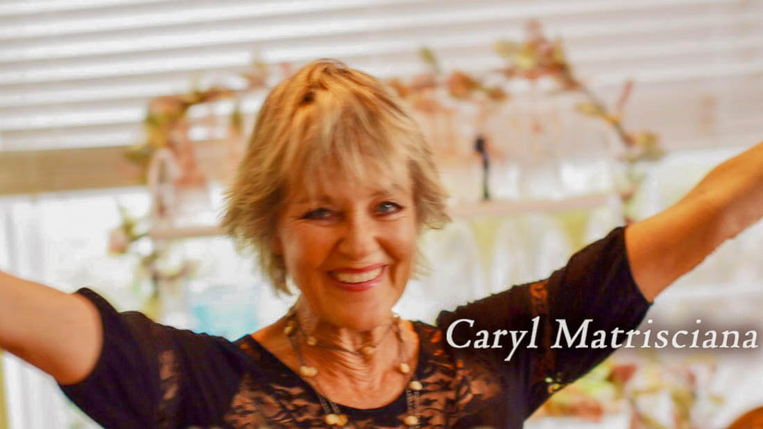 Caryl Matrisciania of Caryl Productions smiling and happy.